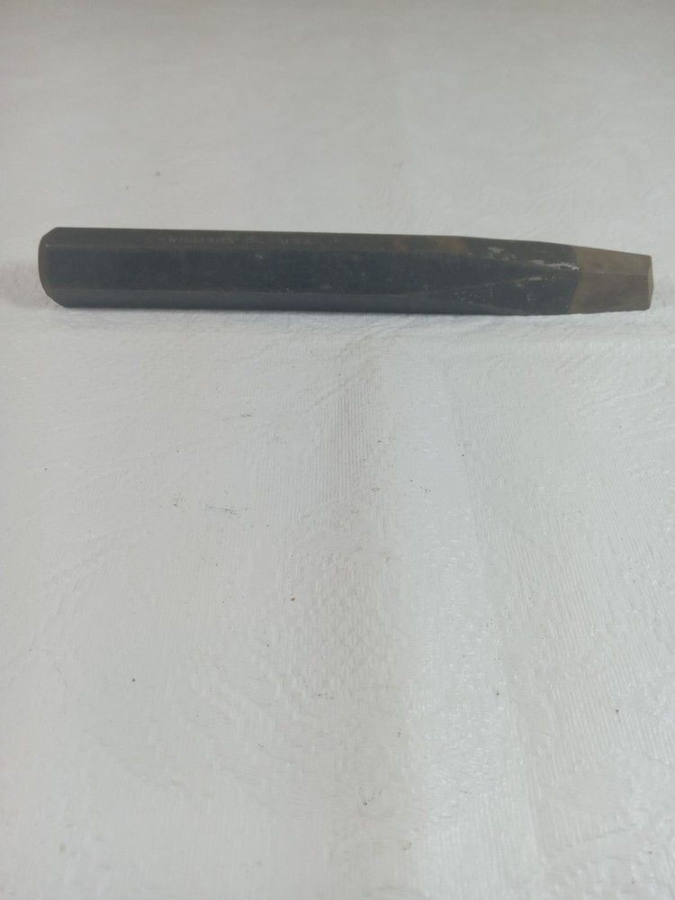 Williams C-?6 Diamond Point Cold Chisel, 7" Long