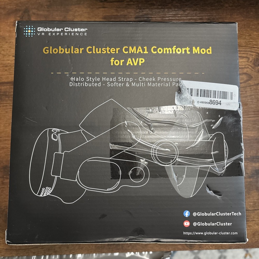 Globular Cluster CMA1 Comfort Mod Compatible with Apple Vision Pro