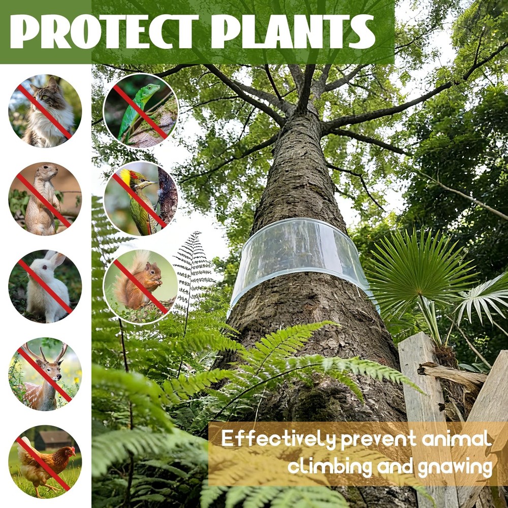 Iguana Tree Wrap Thick PET Trunk Protector 94.5x15.75in AntiClimb Guard