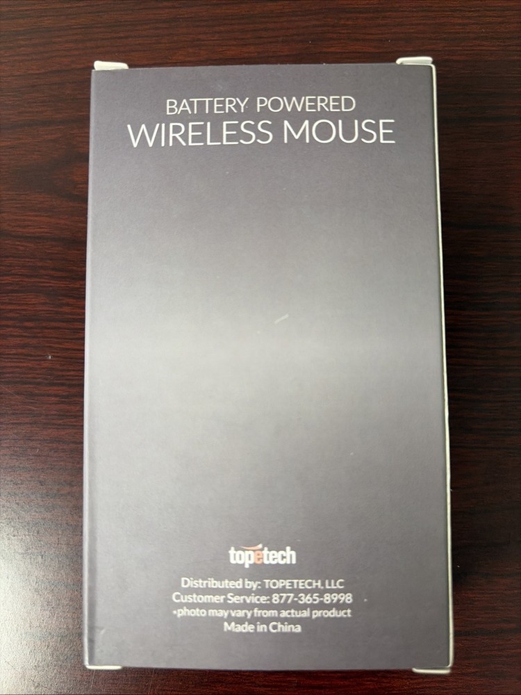 Sleek Portable Wireless Mouse - Bluetooth - Battery Powered - Computer & Tablet