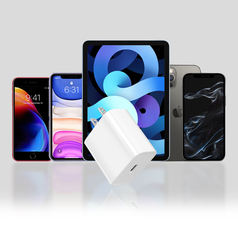 20W USB Type C Power Adapter Fast Charger Cube Block For iPhone iPad Android Lot