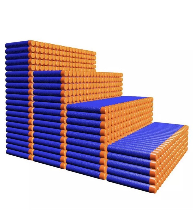 Refill Darts 1000PCS Bulk Bullets Pack 3 Inches Long