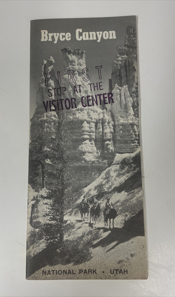 Bryce Canyon National Park Utah 1960 Brochure