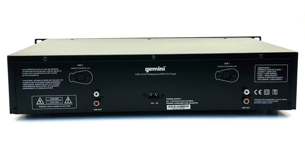 Gemini CDX-2410 mp3 & CD Player