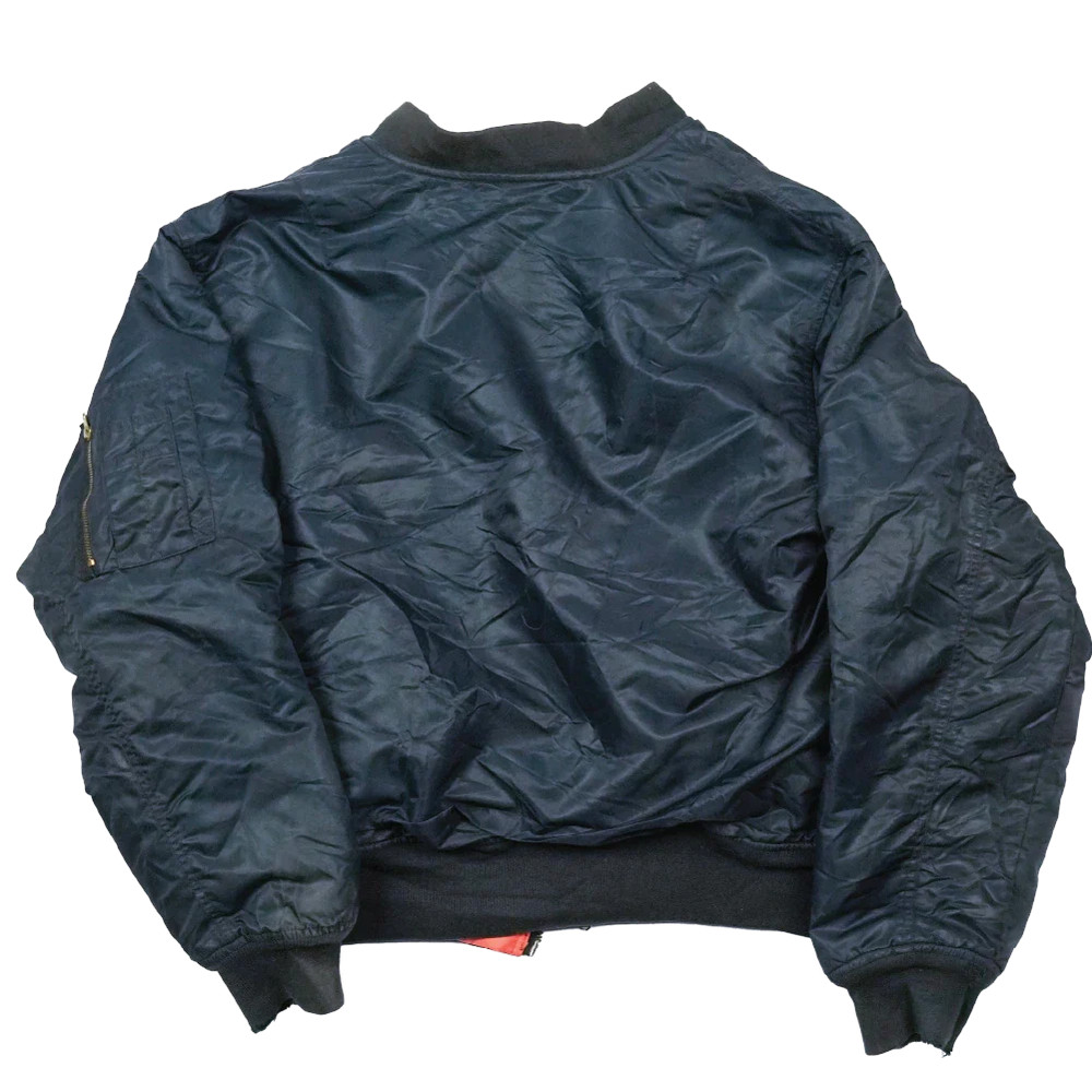 MA-1 Black Flight Jacket - Medium