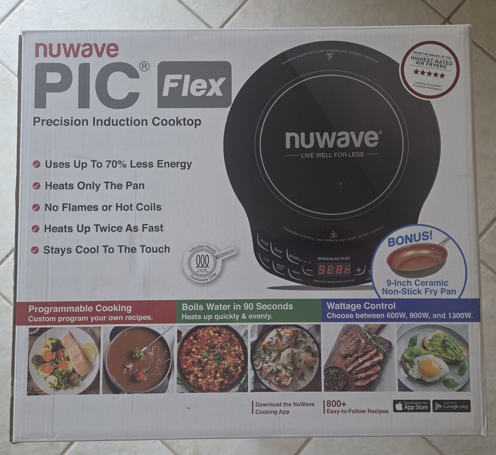 NuWave 30532 Pic Flex Precision Induction Cooktop With 9" Fry Pan