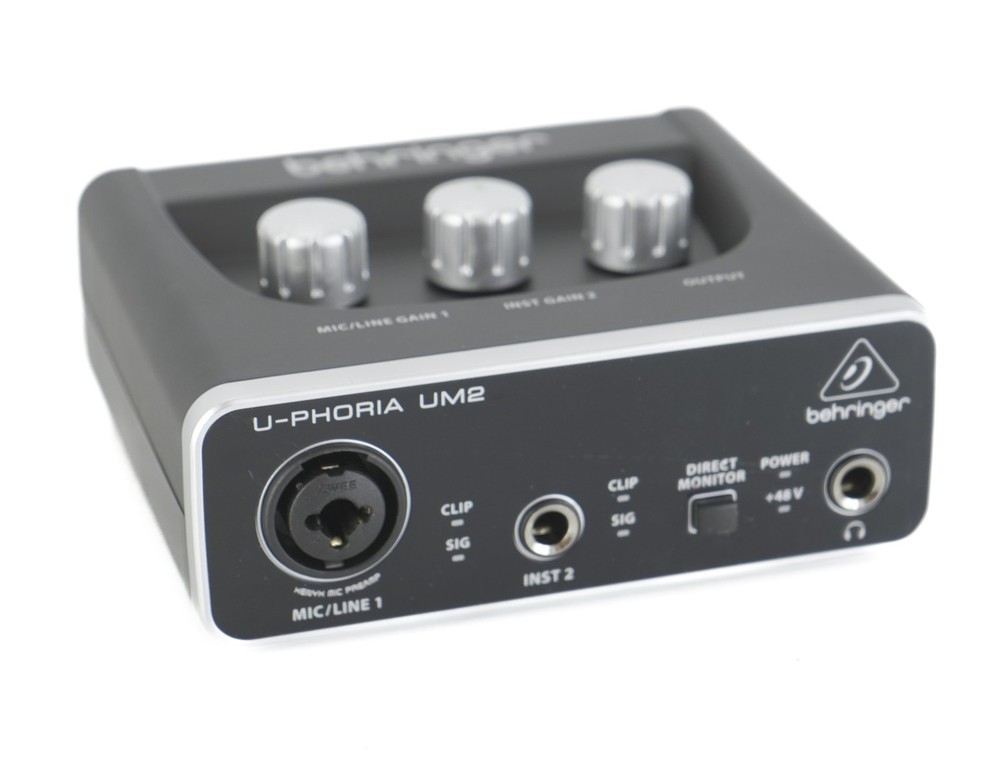 Behringer U-Phoria UM2 USB Audio Interface - FOR PARTS / REPAIR - ISSUE