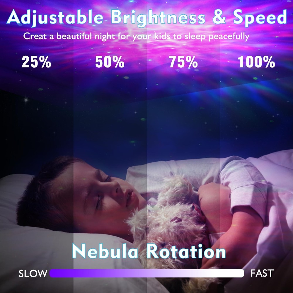 Astronaut Galaxy Projector, Star Projector, Astronaut Light Projector with 8 ...