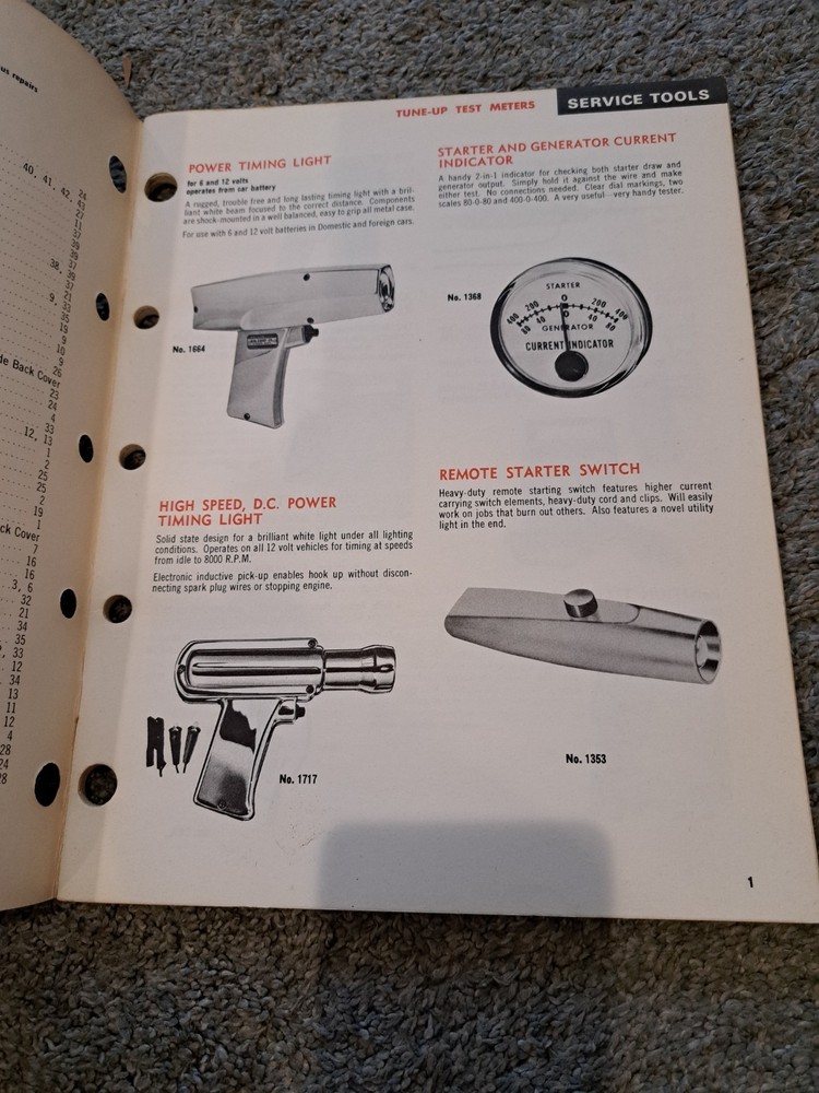 Hastings Service Tools Catalog Automotive Tools