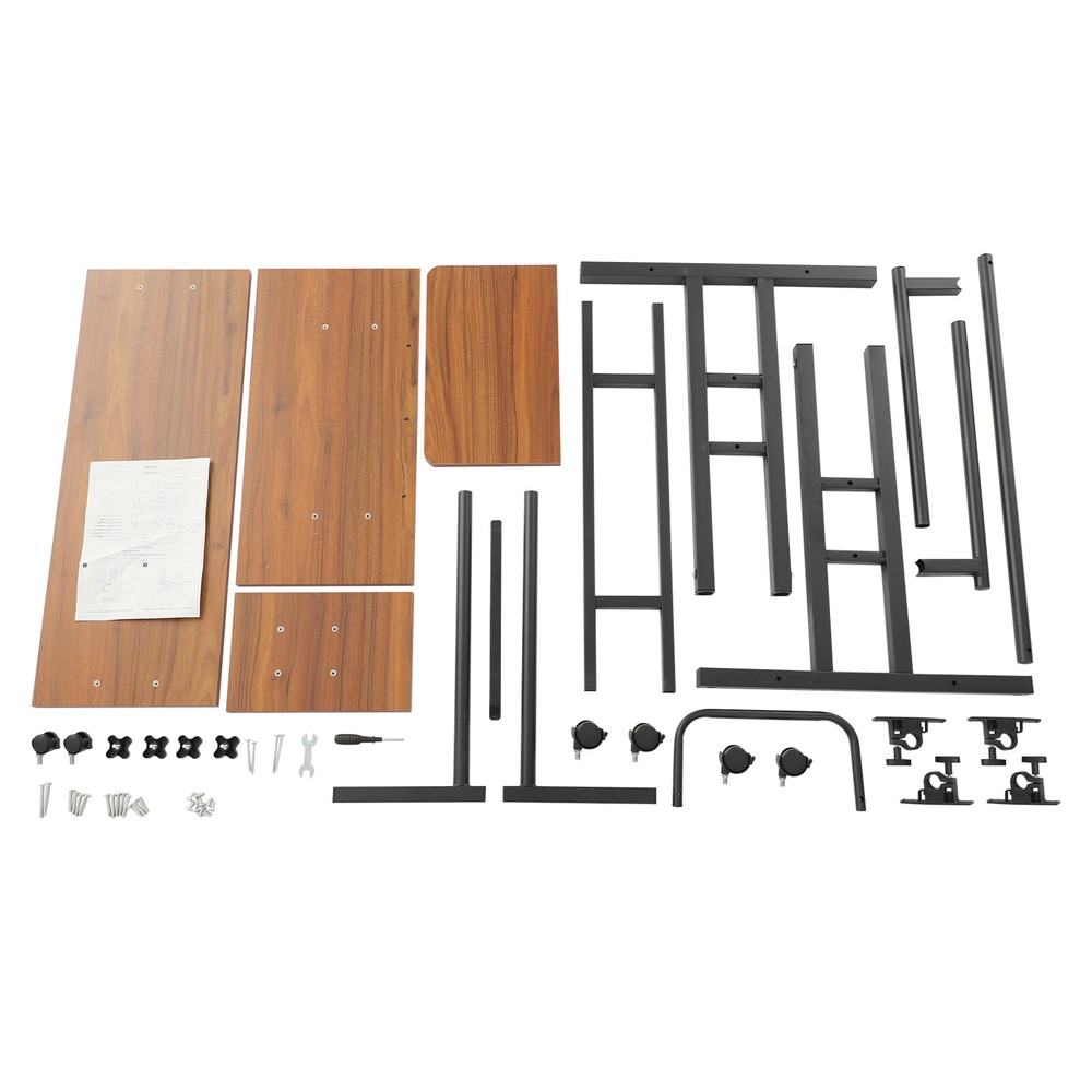 Multi Functional Foldable Desk, Modern Computer Desk, Adjustable Computer Table