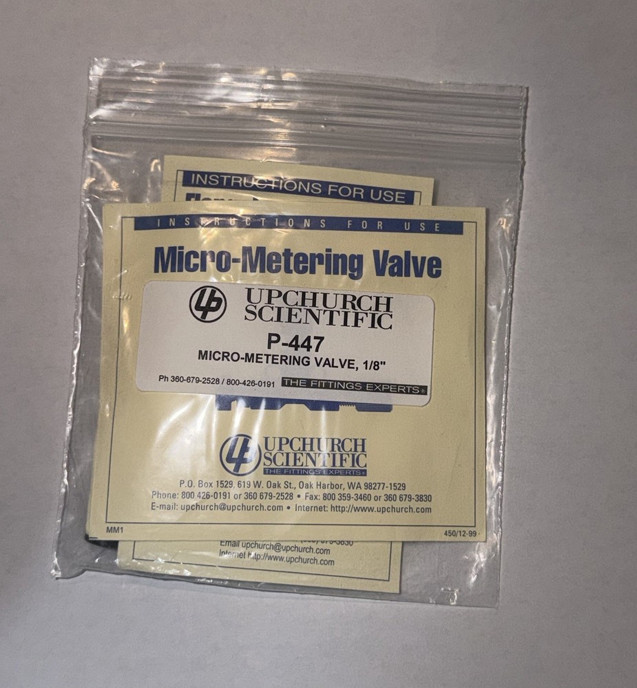 Micro Metering Valve P-447