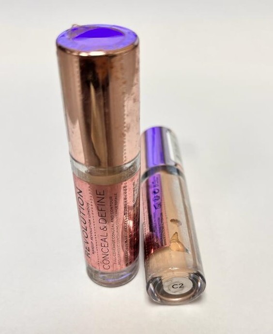 2 PACK REVOLUTION #C2 CONCEAL & DEFINE FULL COVERAGE  0.14 OZ EACH 0.28 OZ TOTAL