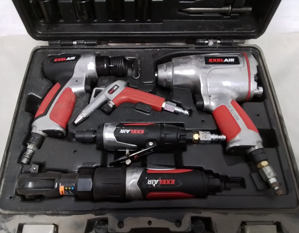 EXELAIR Professional Air Tool Accessory Kit - Read Description!