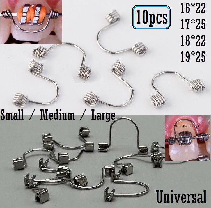 Dental Ortho Torquing Torque Spring Rectangular Anterior Teeth Arch Wire Springs