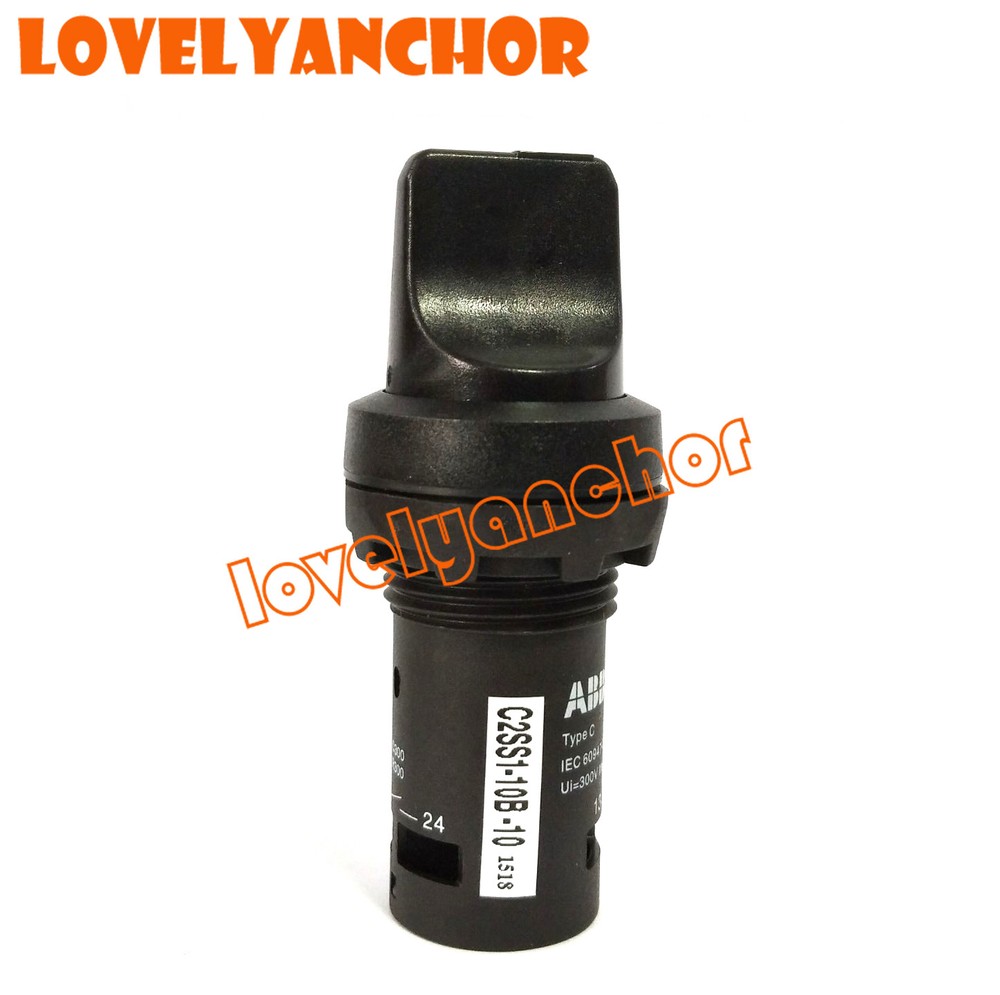 1PC ABB C2SS1-10B-10 1NO Compact Selector Switch 2-pos Fixed B&C Short handle