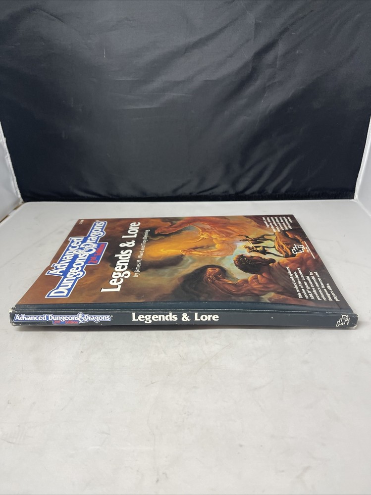 Legends & Lore - Advanced Dungeons & Dragons AD&D 2nd Edition TSR 2108 1990