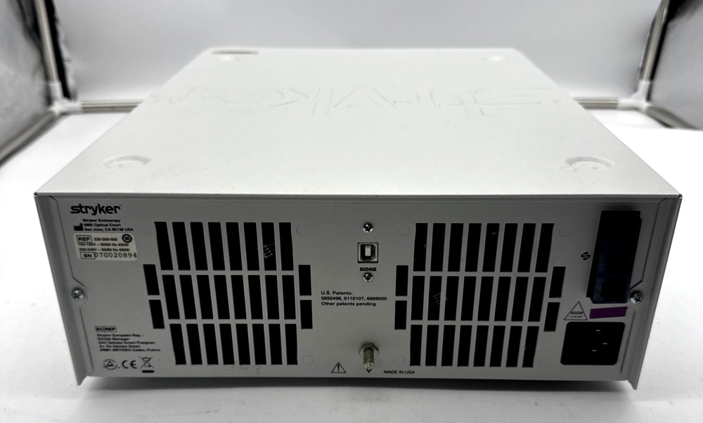 Stryker X8000 Light Source - PARTS ONLY