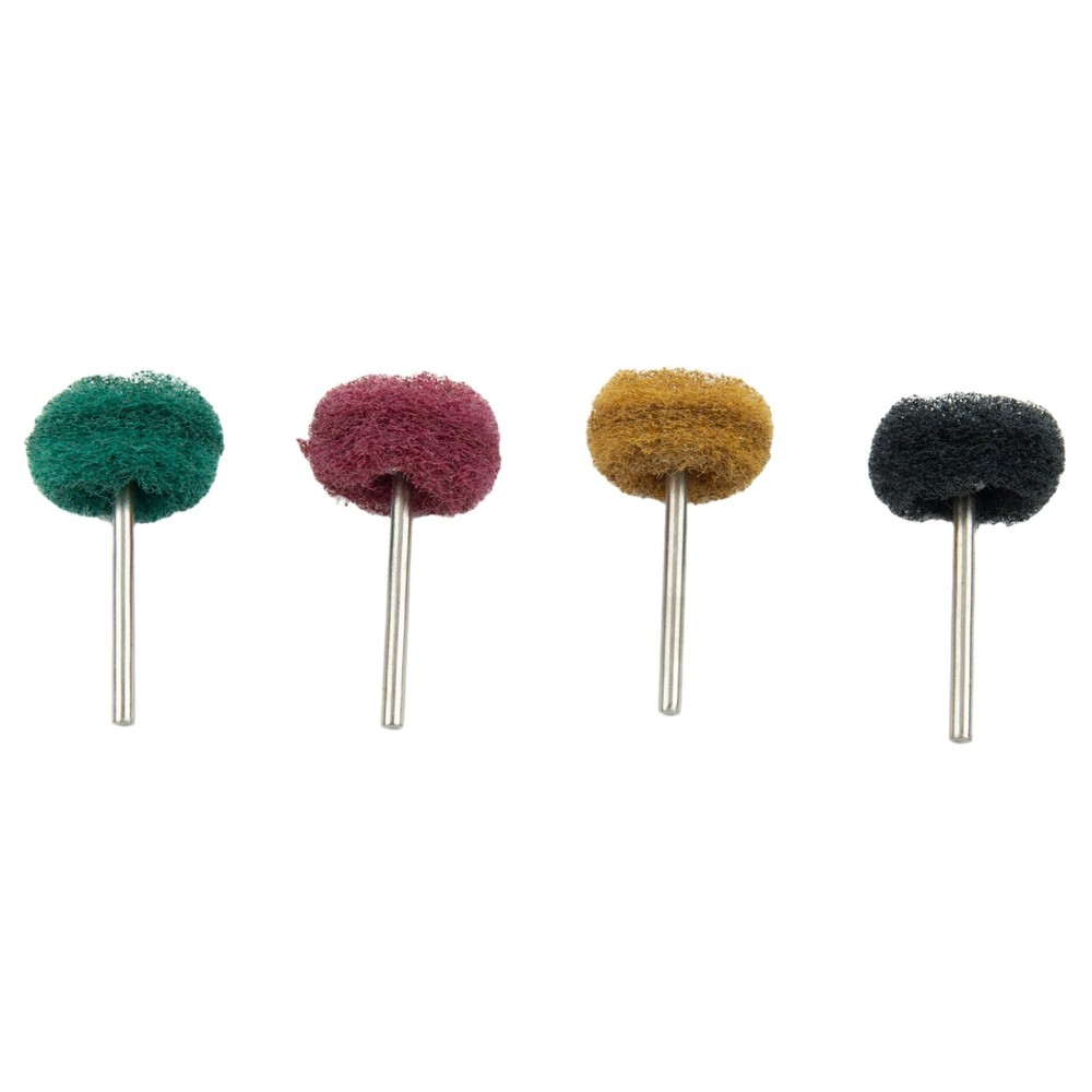 Effective Rust Deburring and Polishing with 4pcs Set Nylon Buffing Brush