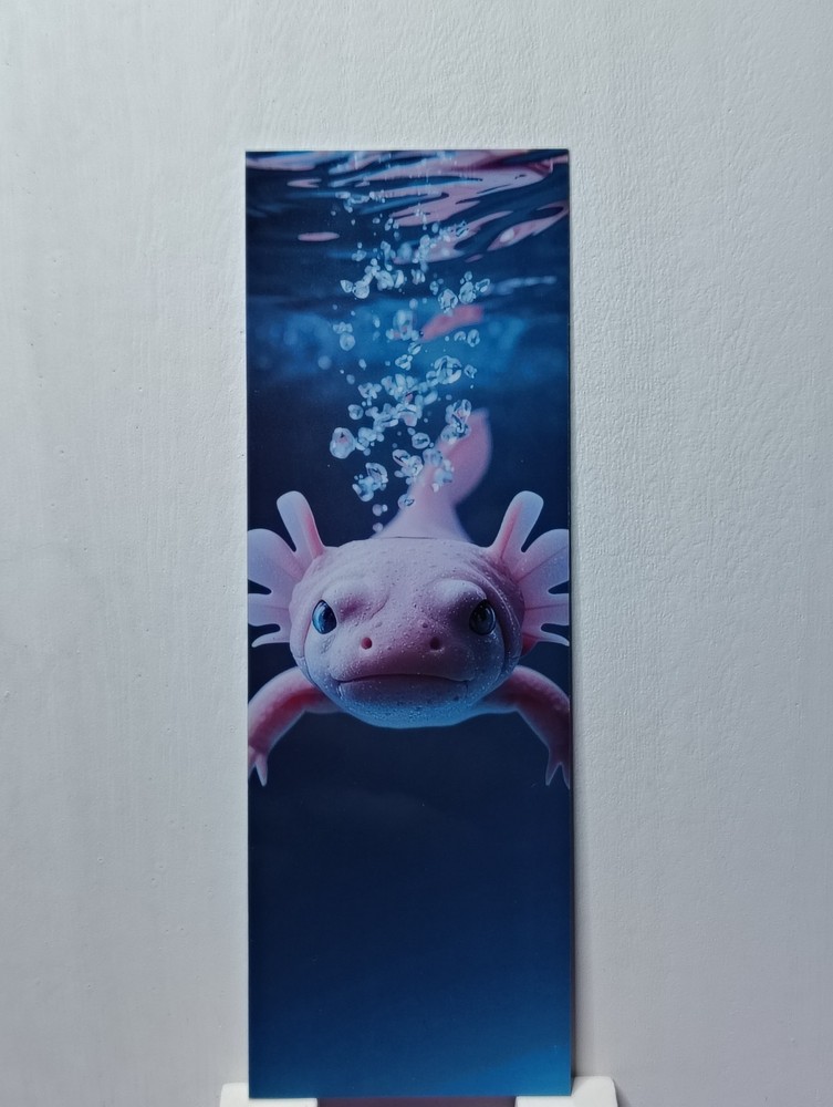 Gentle Drifter Axolotl Bookmark