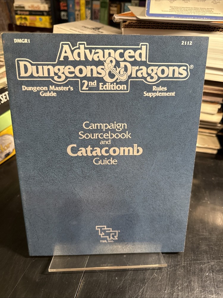 Advanced Dungeons & Dragons Campaign Sourcebook & Catacomb Guide WHI-27