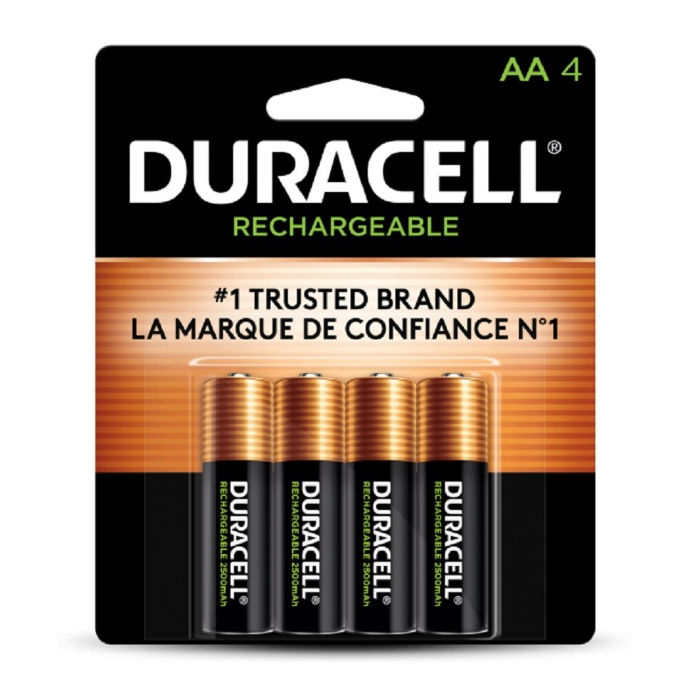 Duracell Rechargeable AA Batteries 4 Count