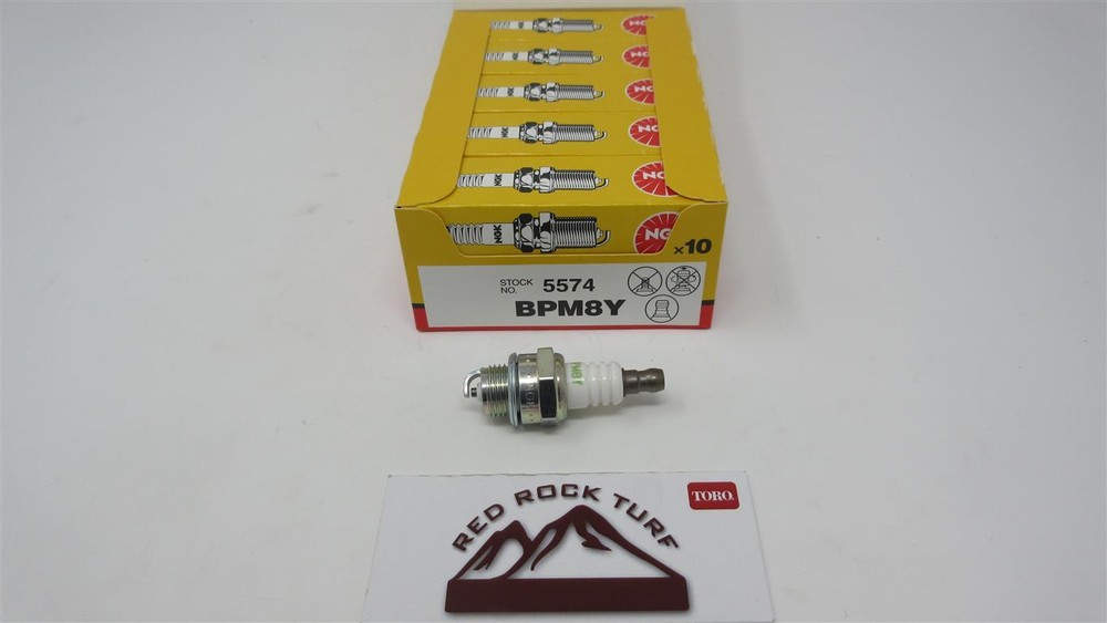 10 Genuine NGK BPM8Y 5574 Spark Plug