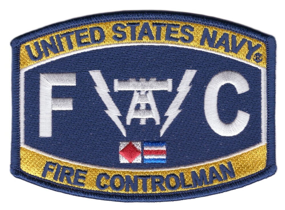 FC Deck Rating Fire Controlman Patch FC