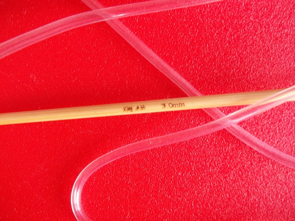 Afghan crochet hook/needle, bamboo, 41" long