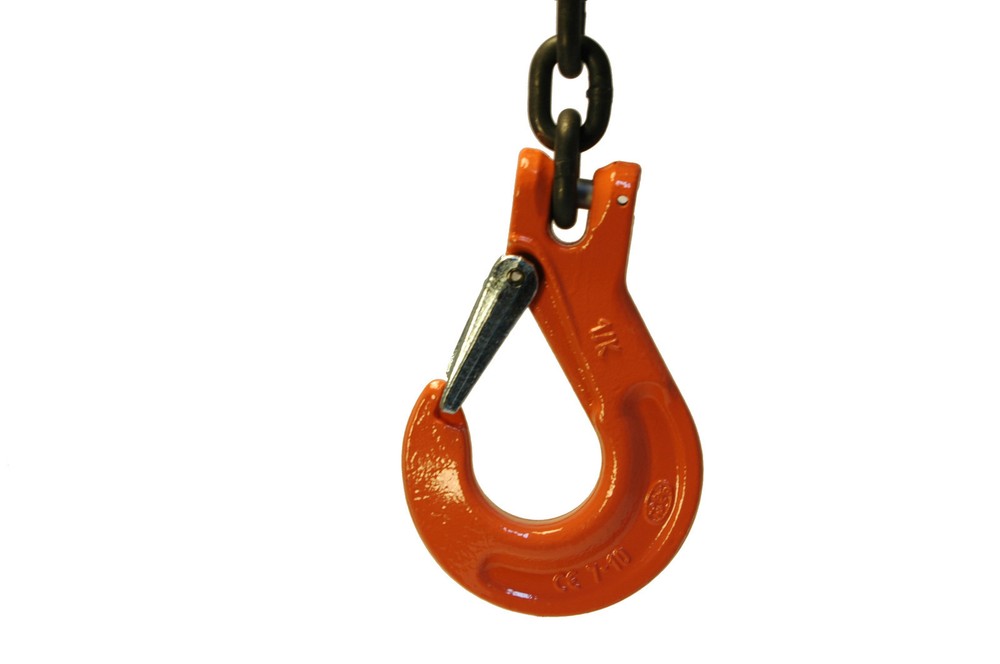 3/8" Sling Hook with Latch Kit - Grade 100 - Lifting Chains Replacement