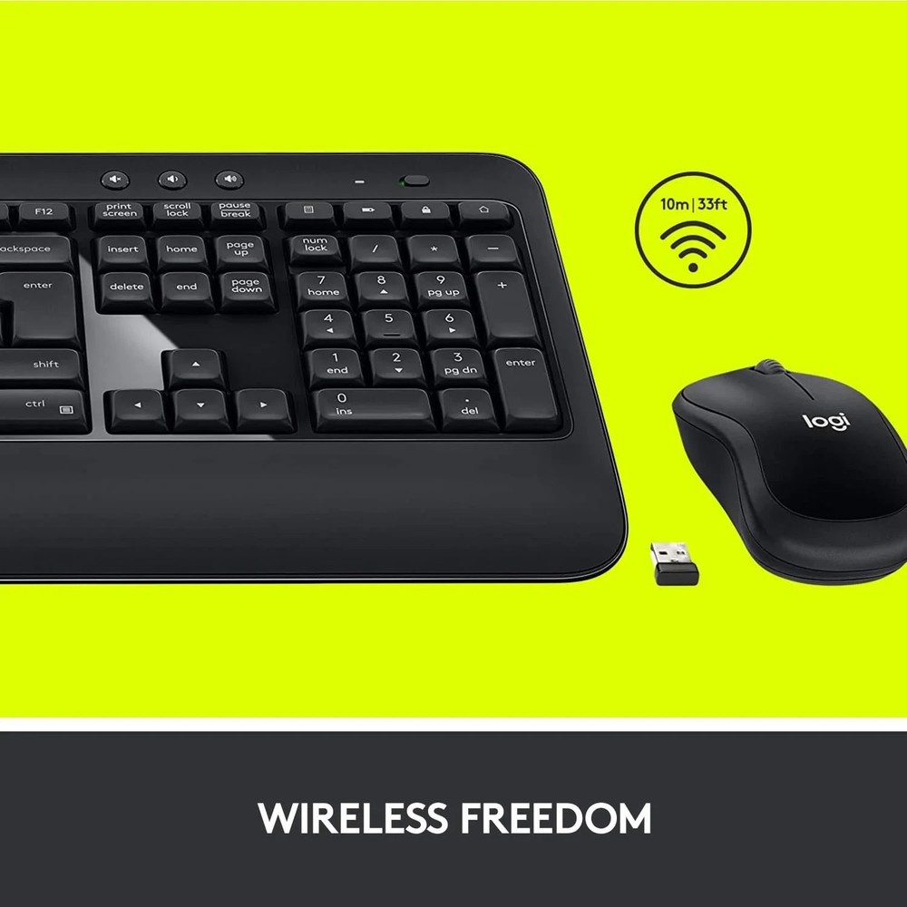 Logitech MK540 Combo 2 Advanced Wireless Keyboard & M220 Mouse USB Nano Receiver