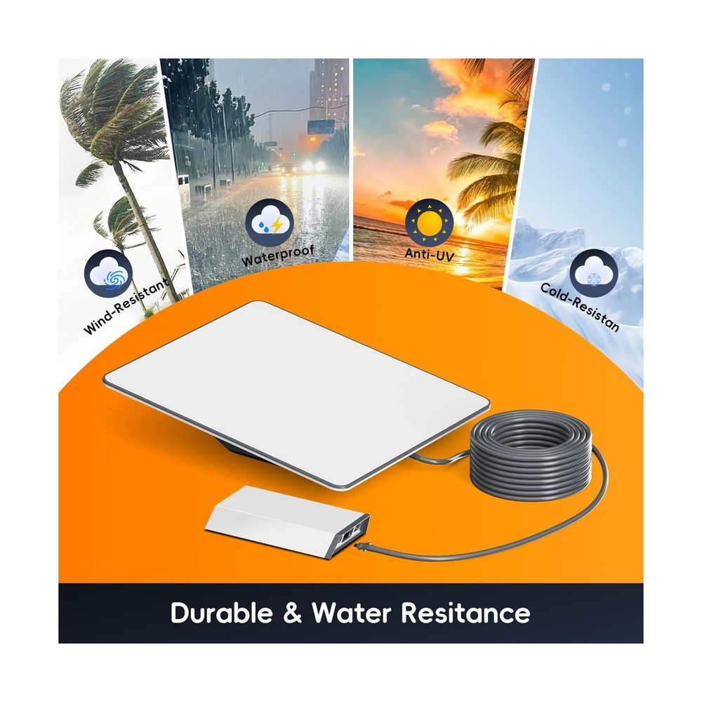 for Starlink Flat High Performance Cable, 75FT/23M Rectangular Satellite Repl...