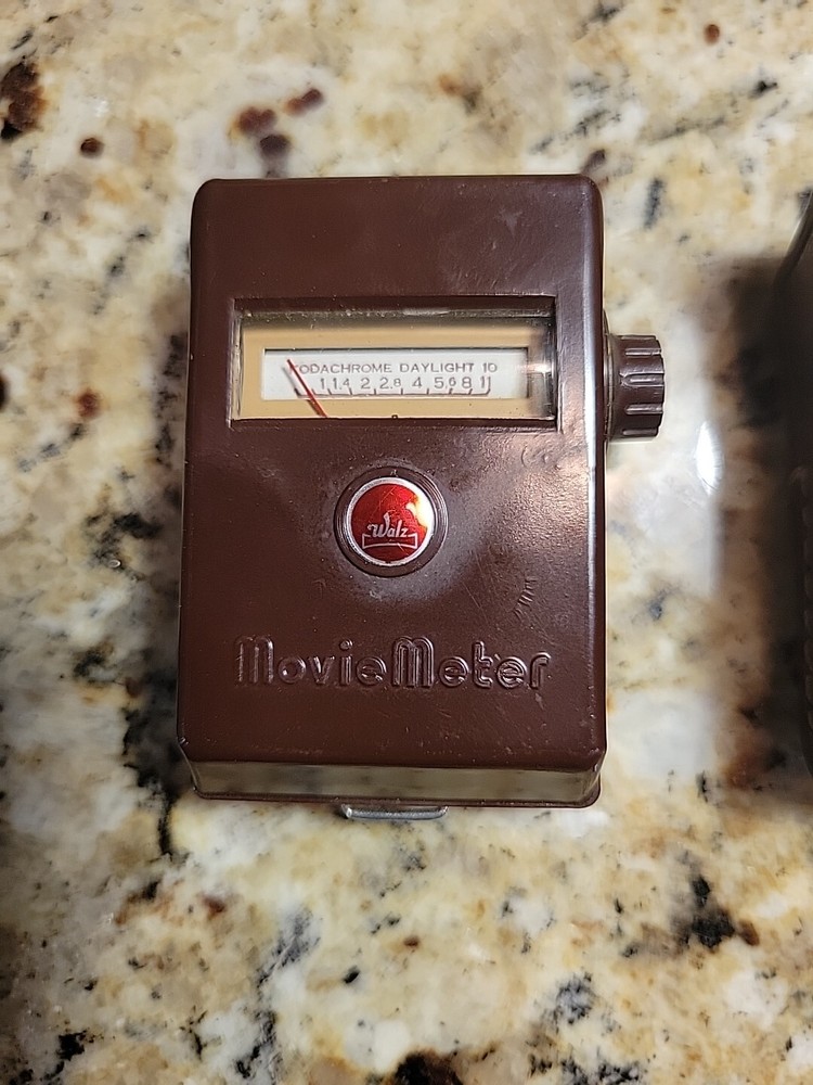 VINTAGE WALZ MOVIE METER - LIGHT METER - WITH CASE