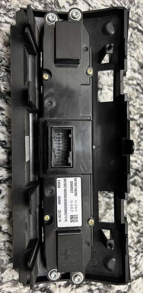 2014-2015 Maserati Ghiblin S A/C Heater Climate Control Switch Panel OEM