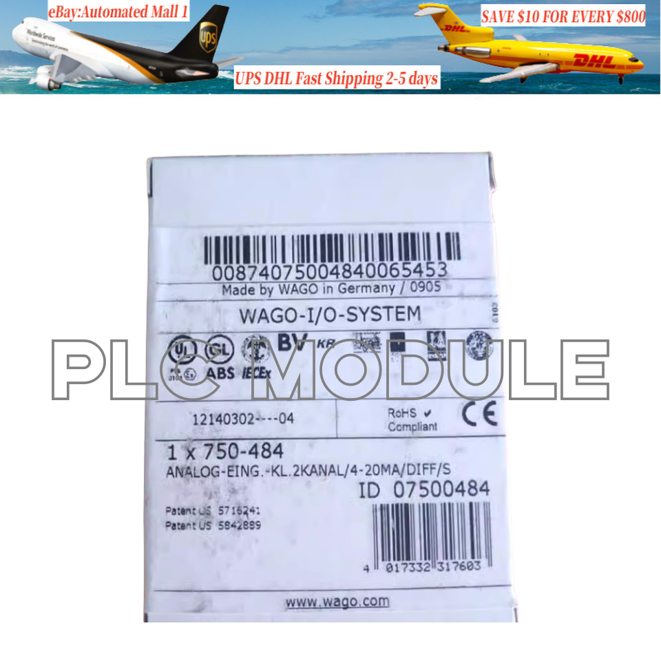 1pcs NEW WAGO 750-484 module fast shipping