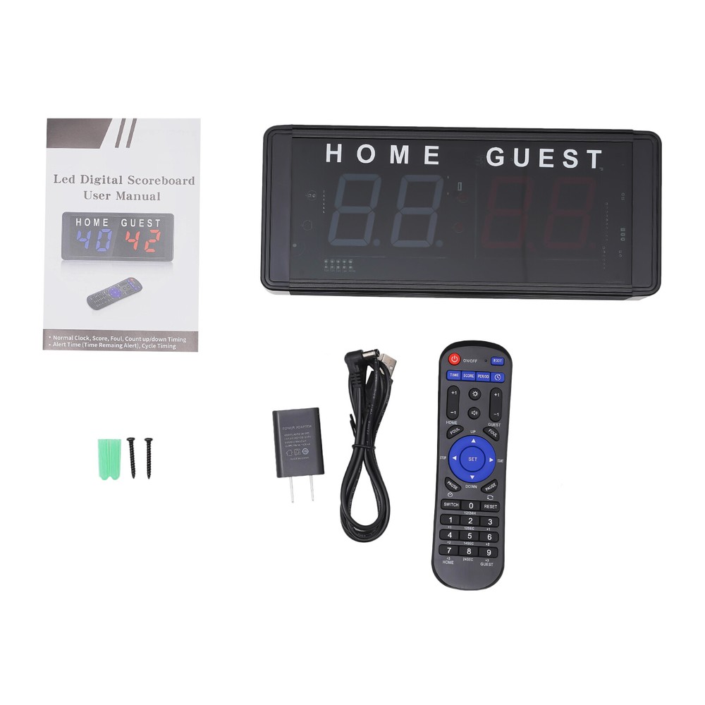 Modern Portable LED Digital Scoreboard - Accurate & Lightweight Design