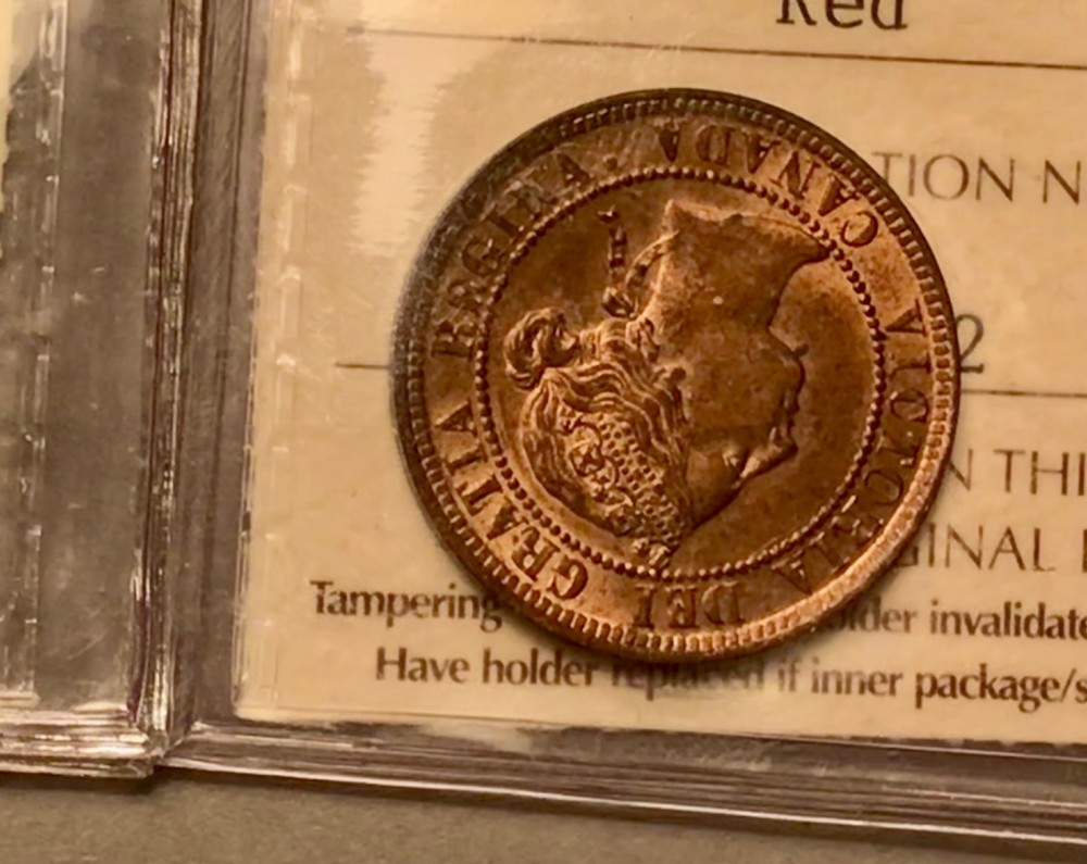 1898H, 1899 Canada Cent Coins; ICCS