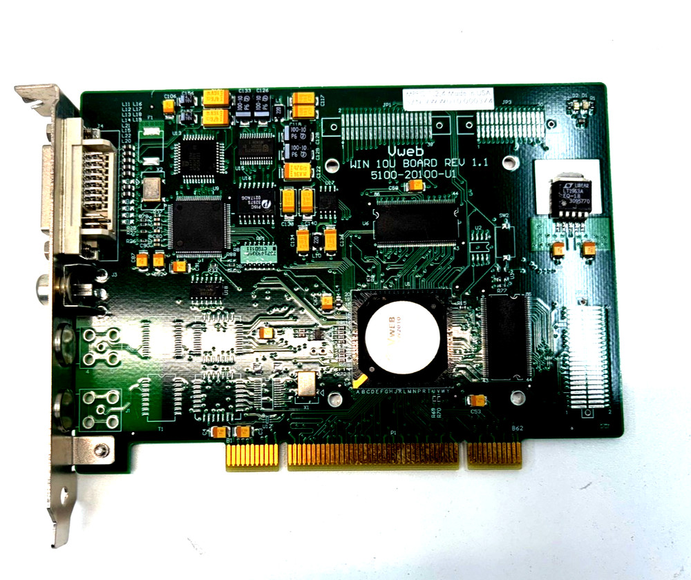 Vweb WIN 10U Board Rev. 1.1 Audio Video Codec PCI Card