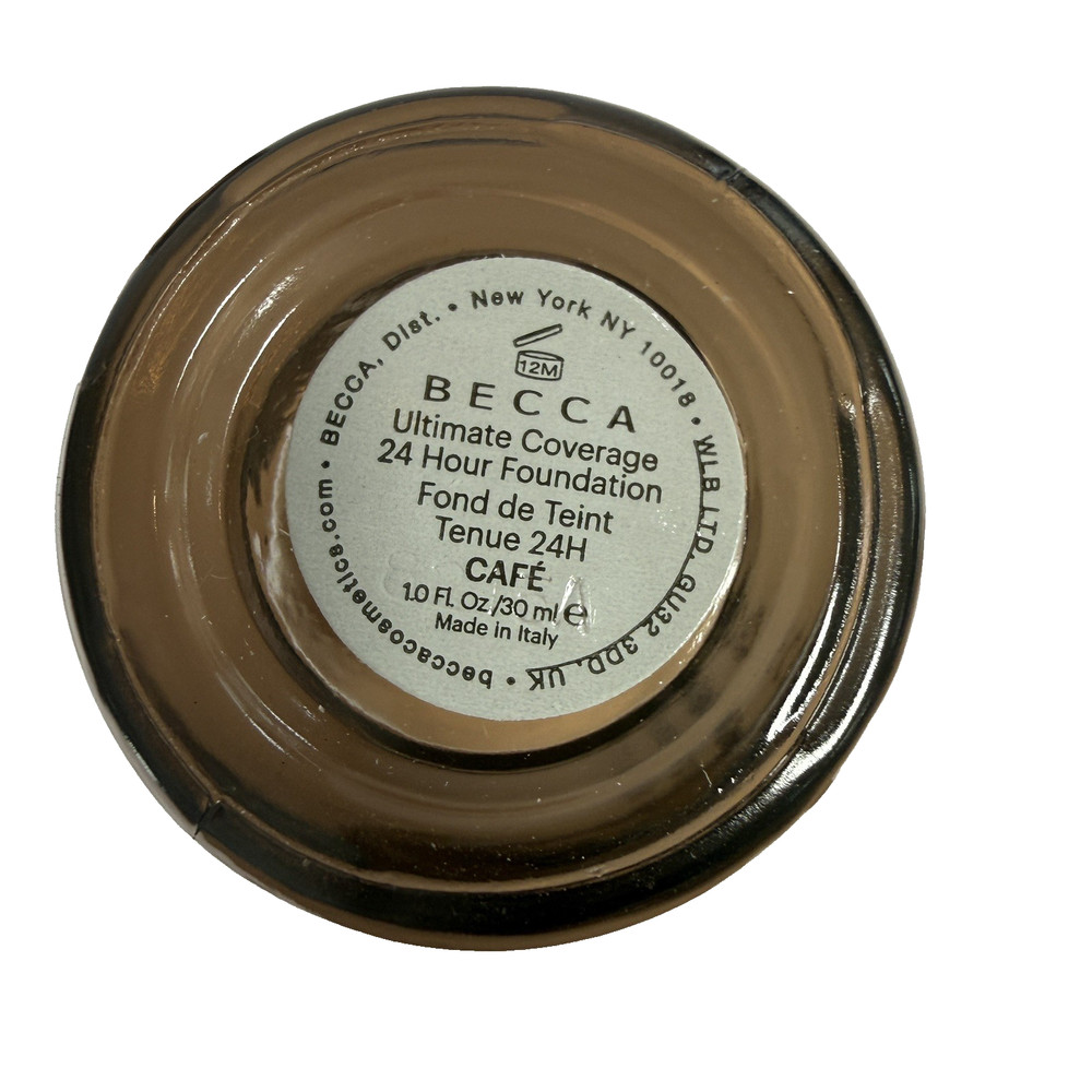 Becca Ultimate Coverage 24 Hour Liquid Makeup Foundation Cafe 1 OZ / 30 ML NIB