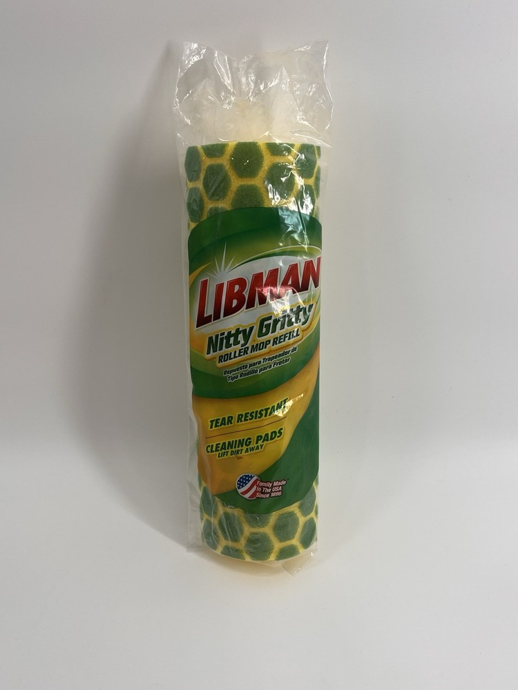 Libman Nitty Gritty Roller Mop Refill 2011 New