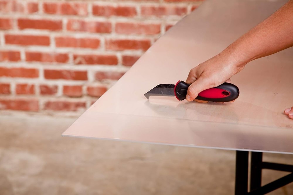 Plexiglass Scoring Tool Alloy Steel Plastic Handle Accurate Scribing Break