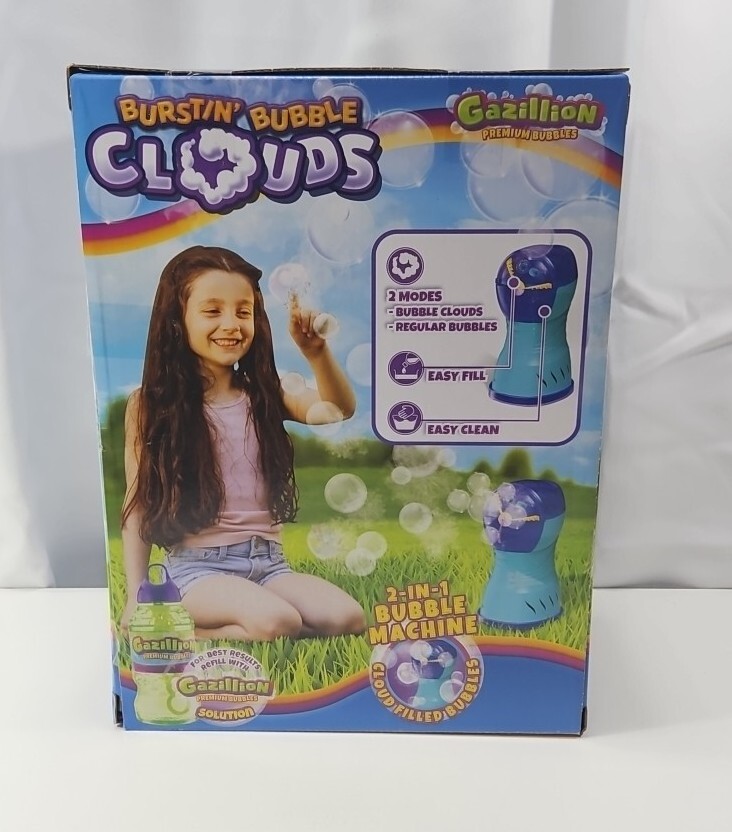 Gazillion Burstin' Bubble Clouds Bubble Machine Super Cool In Time For Summer