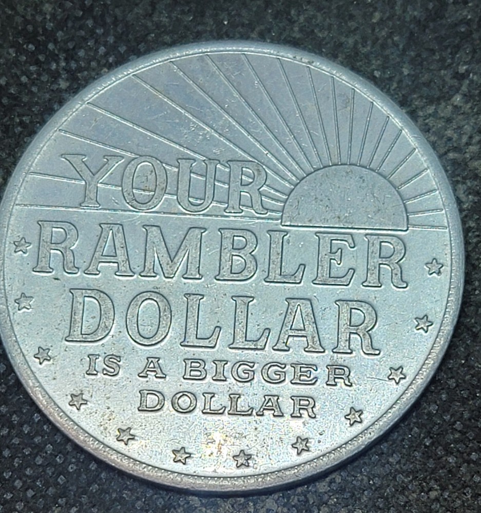 RAMBLER CAR 45mm TOKEN  L1475