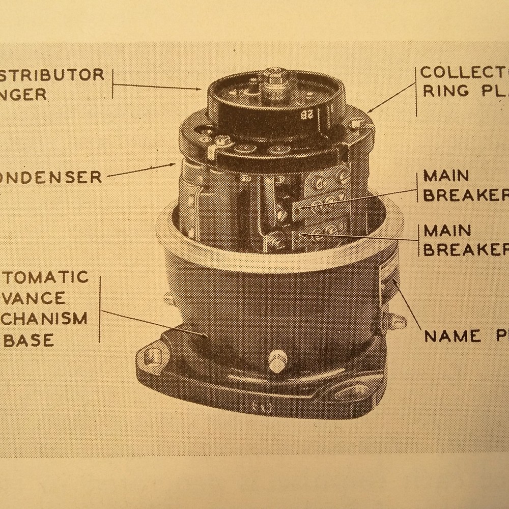Bendix Scintilla Low Tension Ignition on Wright Cyclone 18 R-3350 Ohc Manual