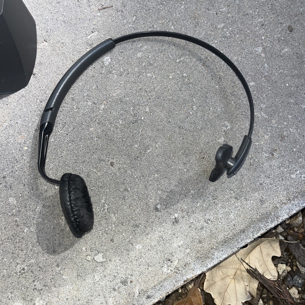 PLANTRONICS CS50 Wireless Office Headset System w/AC Adapter Telephone Work Blu