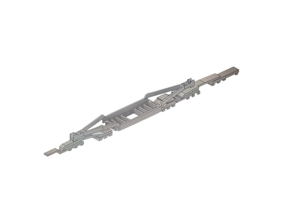 1/87 Scale 20 Axel Perimiter Trailer