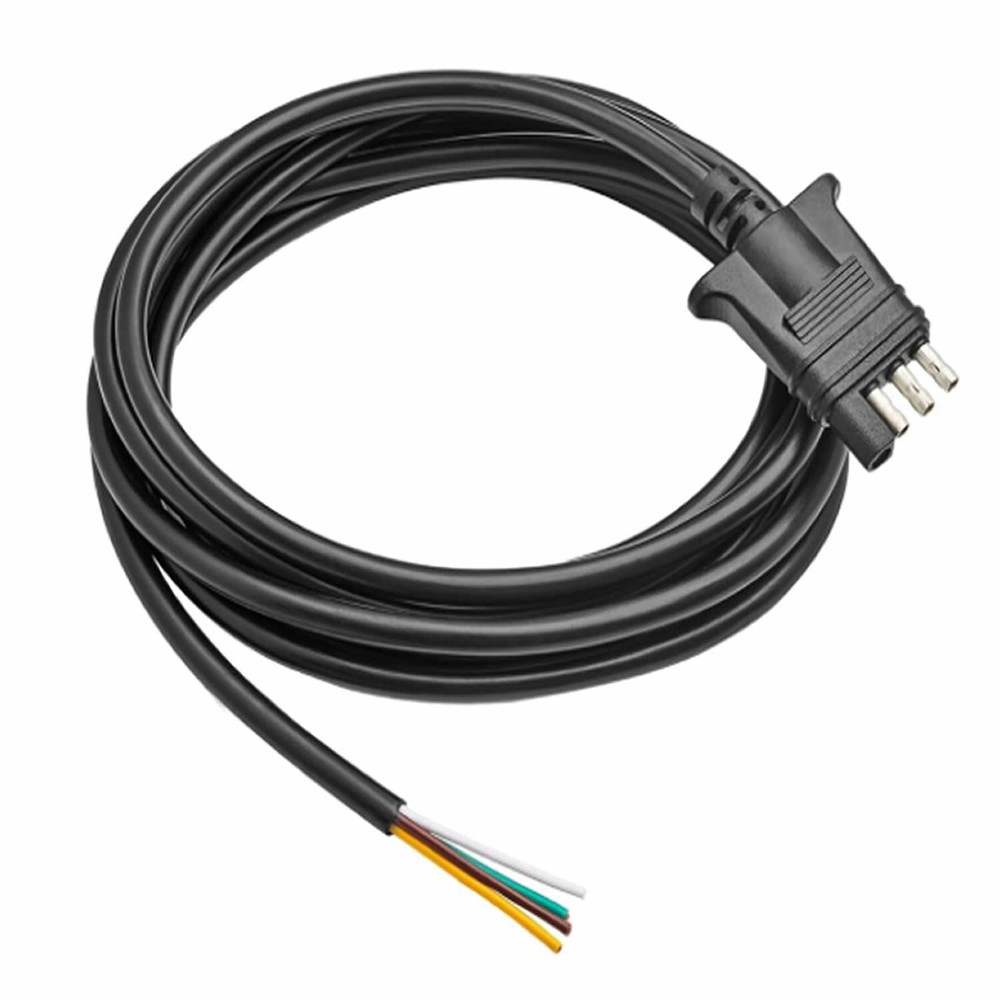 4-Way Trailer Wire Harness 10ft Extension Wire Insulated Standard Jacketed Cable