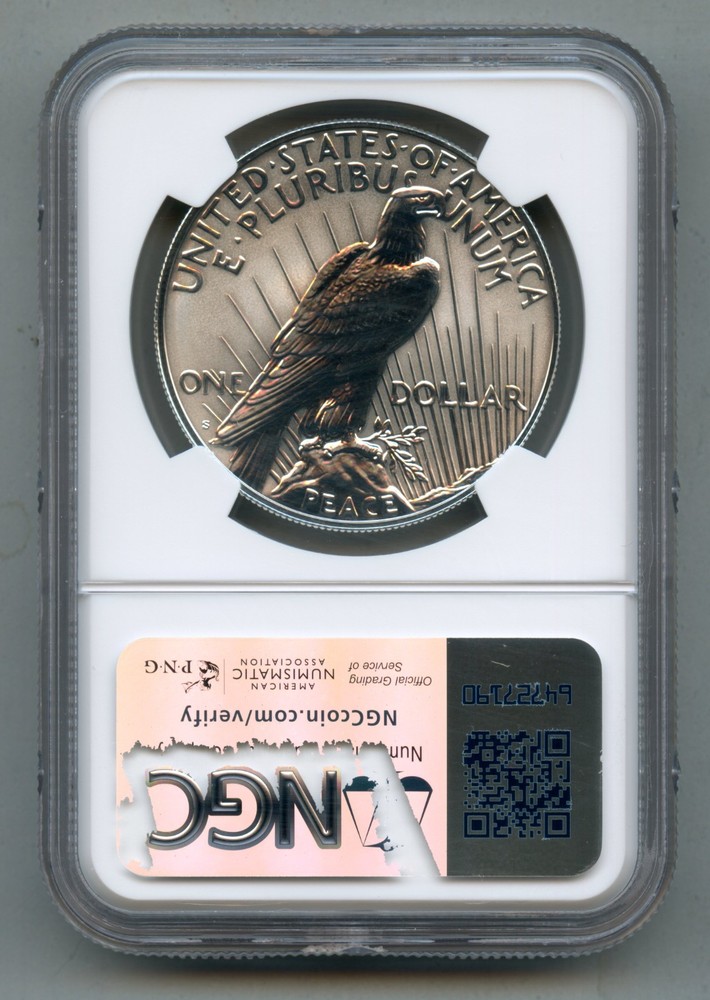 2023 S Peace Silver Dollar NGC Reverse Proof PF (PR) 69
