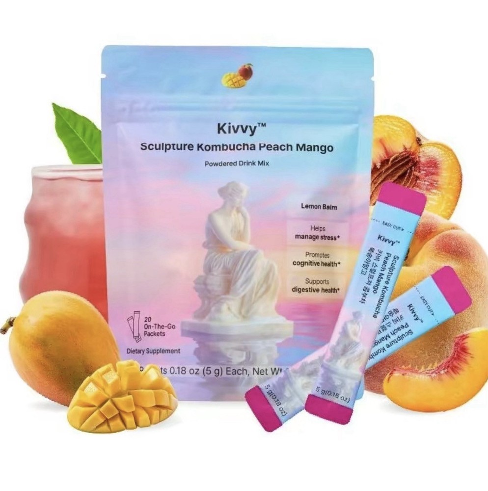 Depuff Mocktail Peach Mango 20 Servings 2 Pack