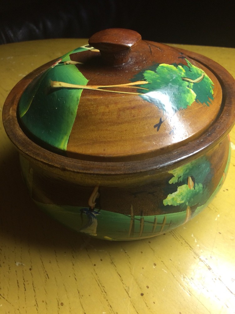 Wood Bowlhand Painted
