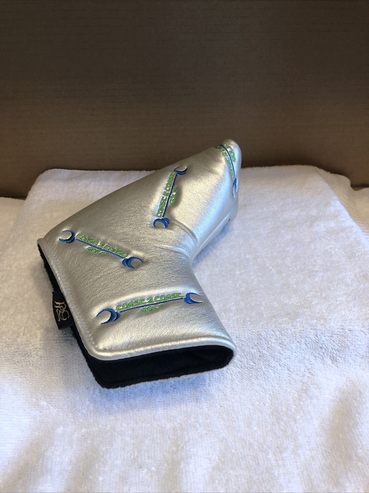 Silver coast 2 coast golf blade putter cover